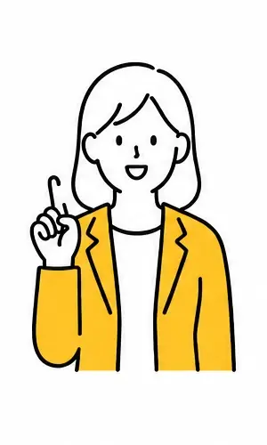 OKサインをする人のイラスト