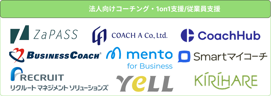 法人向けコーチング・1on1支援/従業員支援