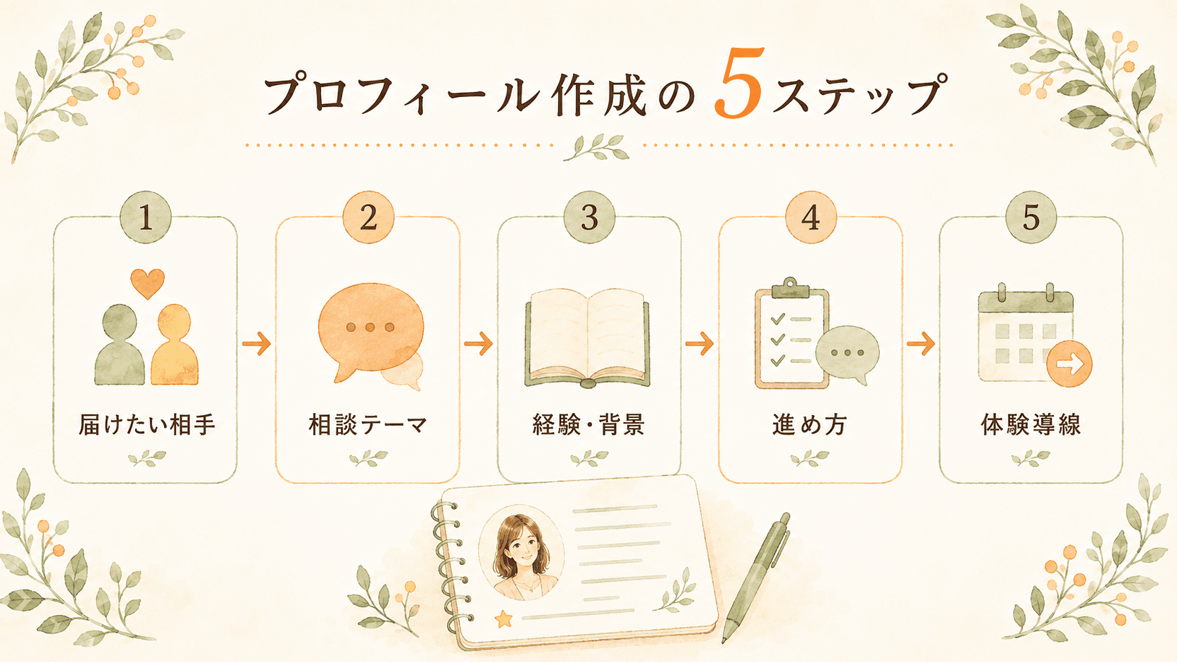 5つのステップ