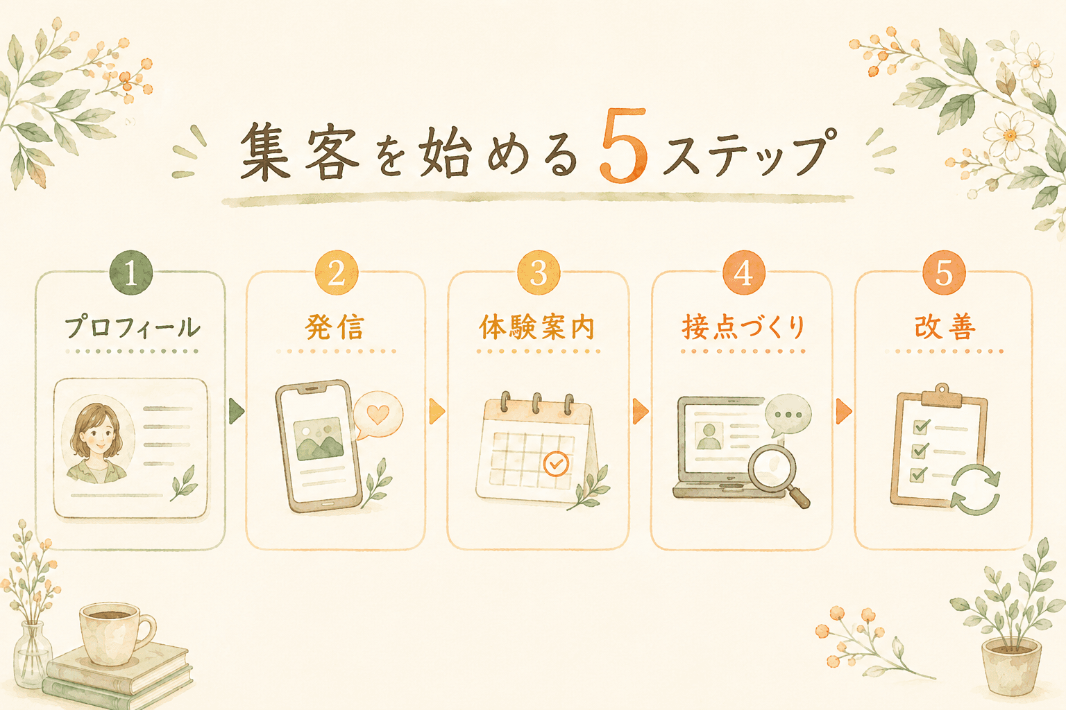 5つのステップ