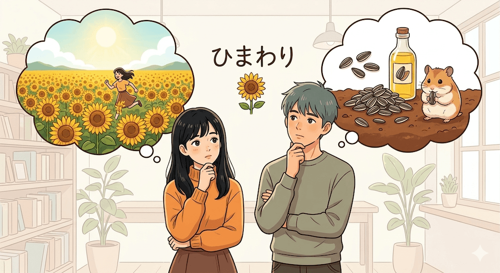 お互いに違うことを考えている