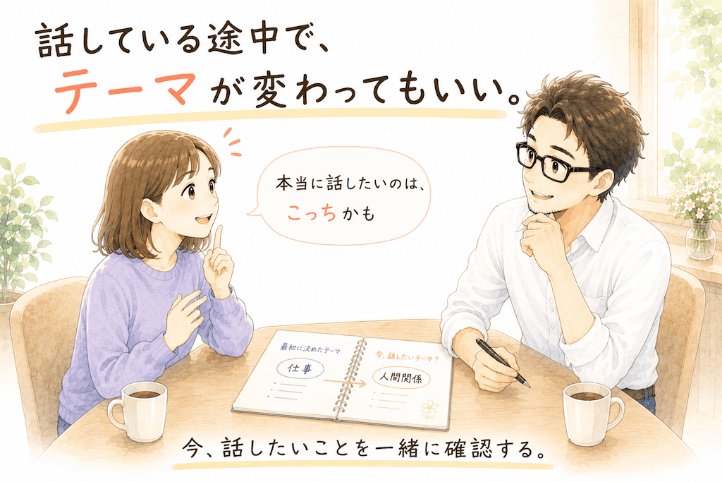 テーマは変わっても大丈夫