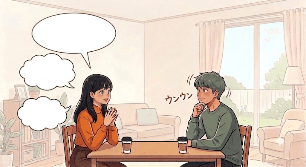 最後まで話を聴く