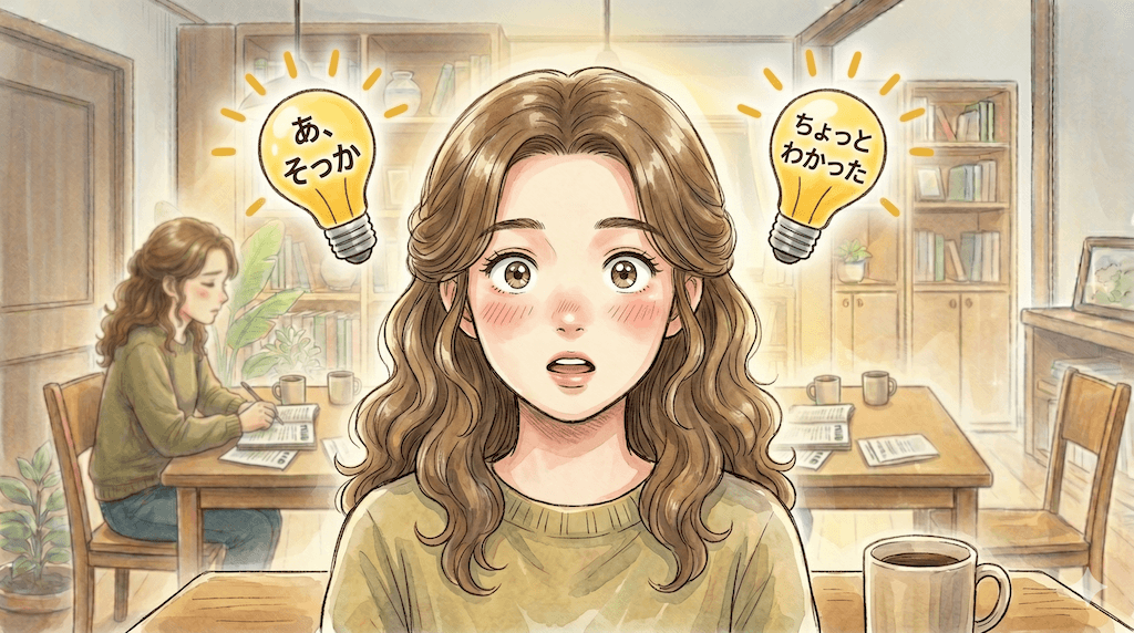 話すことで気づきと発見があります