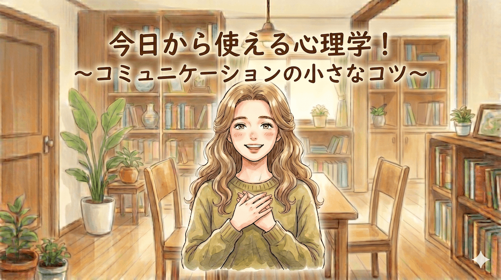 【実体験】今日から使える心理学!聞く・安心させる・質問する、3つのコツ