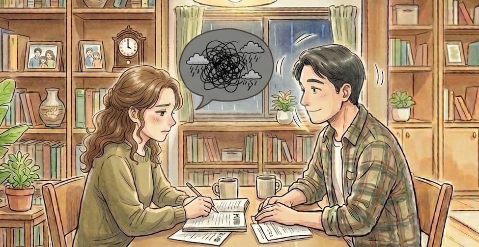 相手の悩みを遮らずに聞ききることが大切