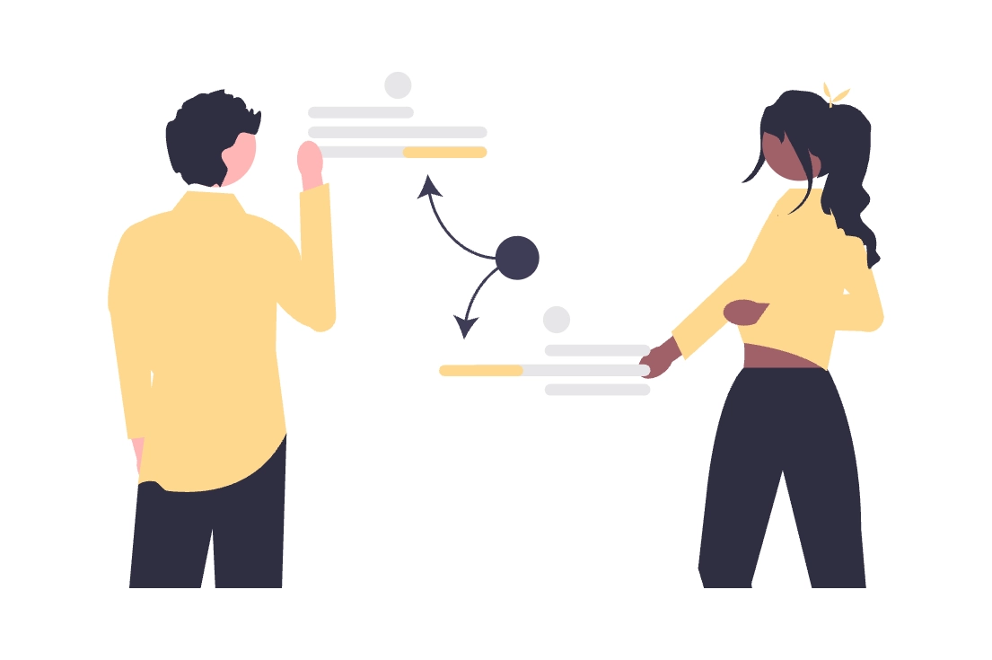 コーチングのイラスト